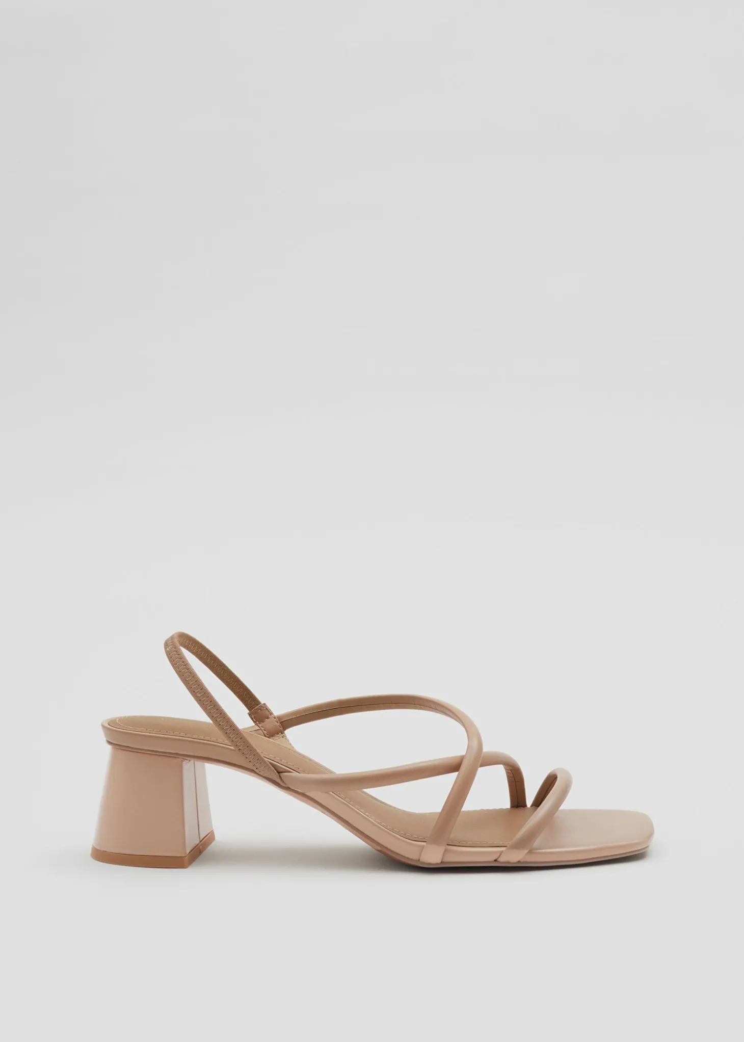 Strappy Blokkhaelsandaler