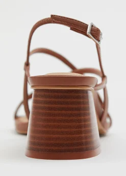 Strappy Skinnsandaler