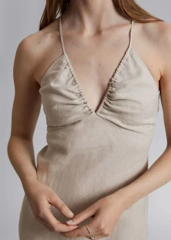 Strappy-Kjole Med Apen Rygg