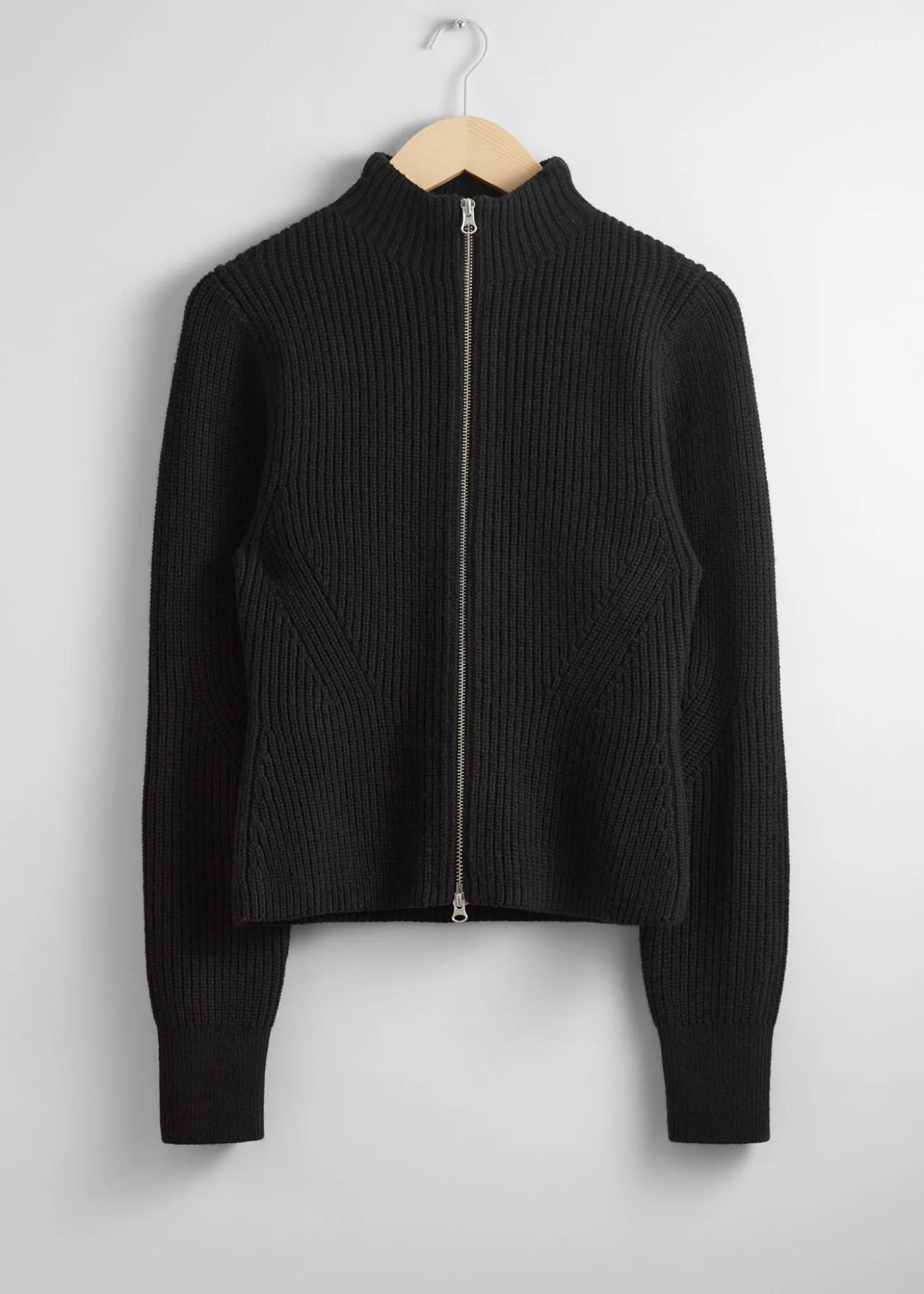 Strikket Cardigan Med Glidelas