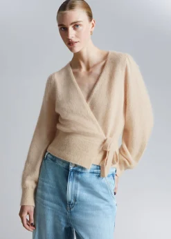 Strikket Wrap Cardigan