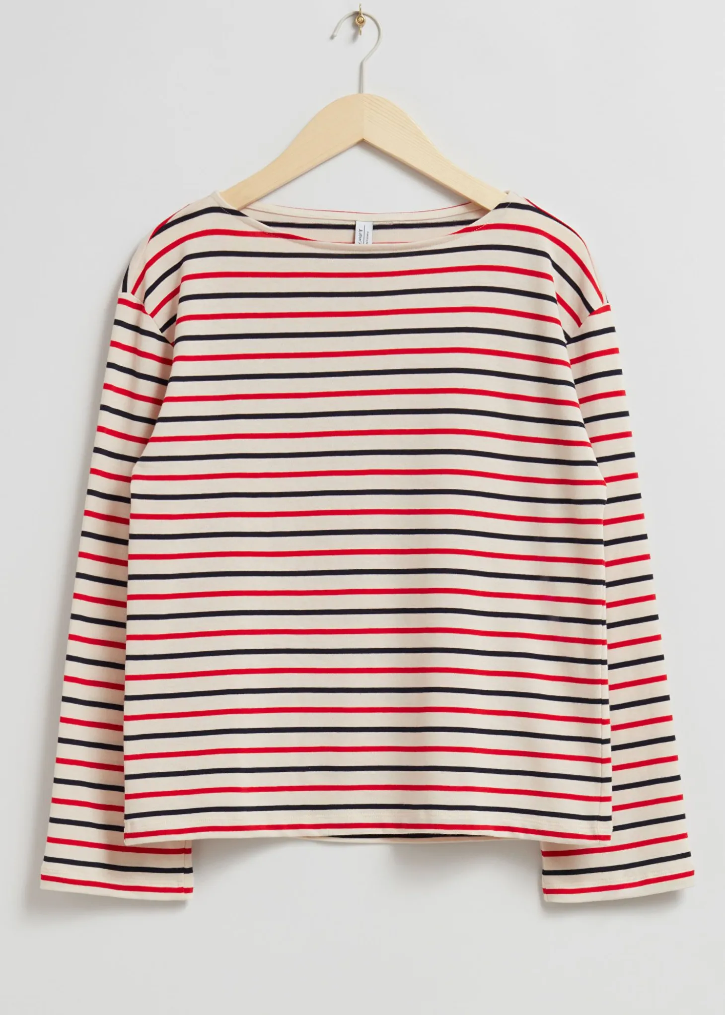 Stripete Jersey Topp