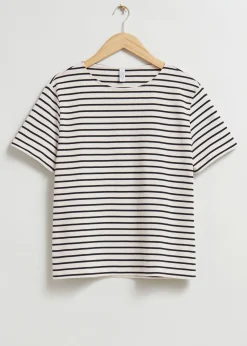 Stripete T-Skjørte