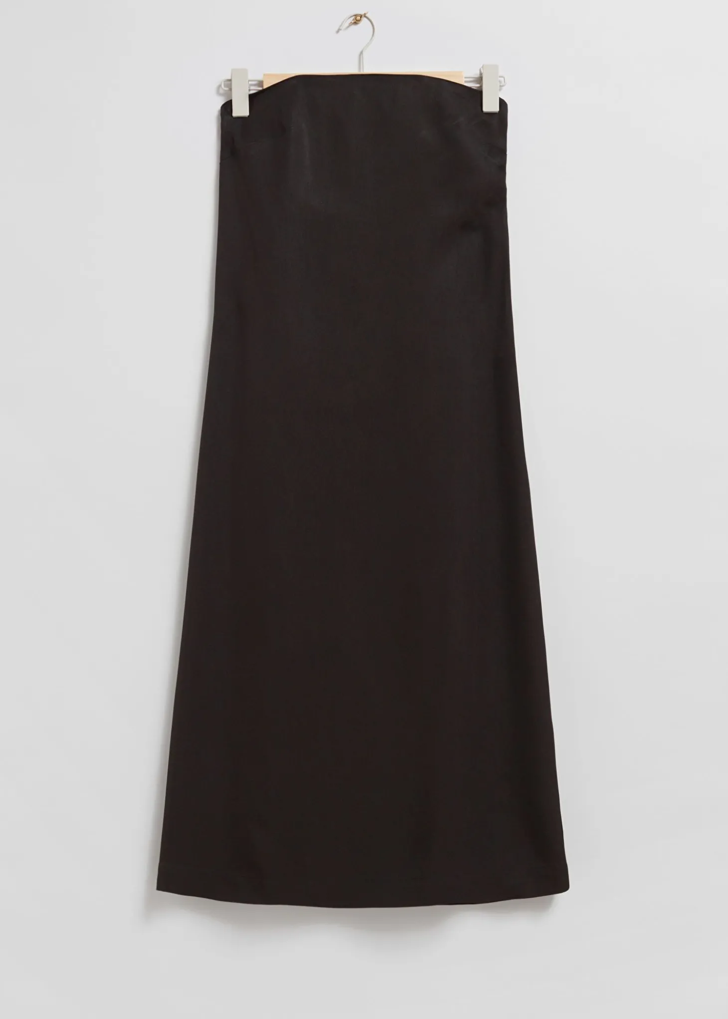Stroppelos Bustier Midi-Kjole