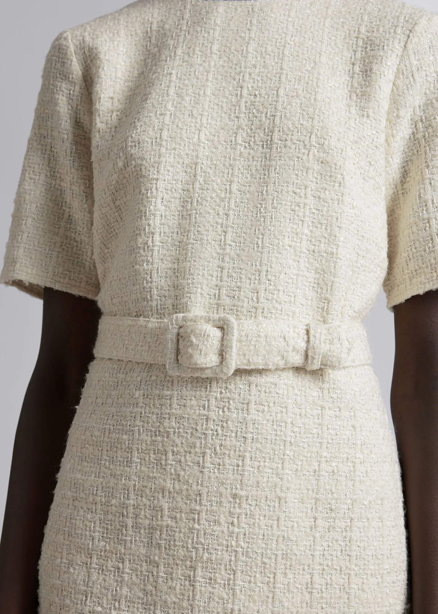 Tweed Belted Mini Kjole