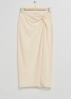 Twisted Front Blonde Sarong