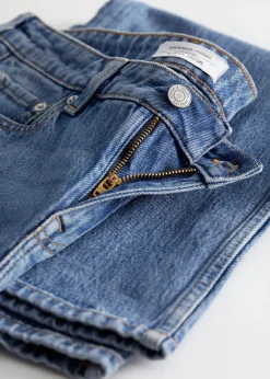 Utvidede Jeans Med Lav Midje