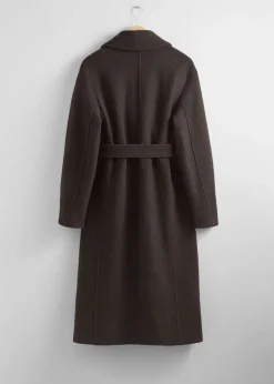 Voluminos Belted Wool Coat