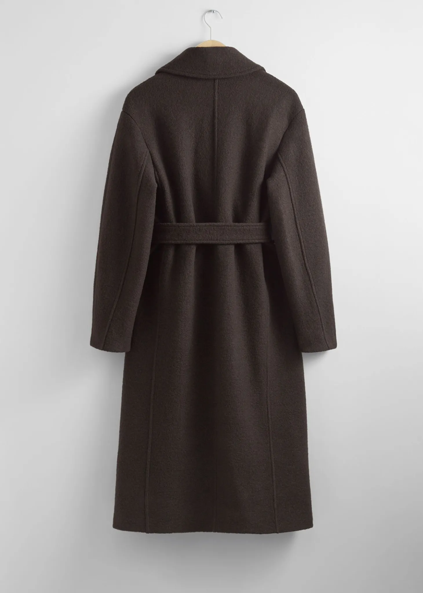 Voluminos Belted Wool Coat