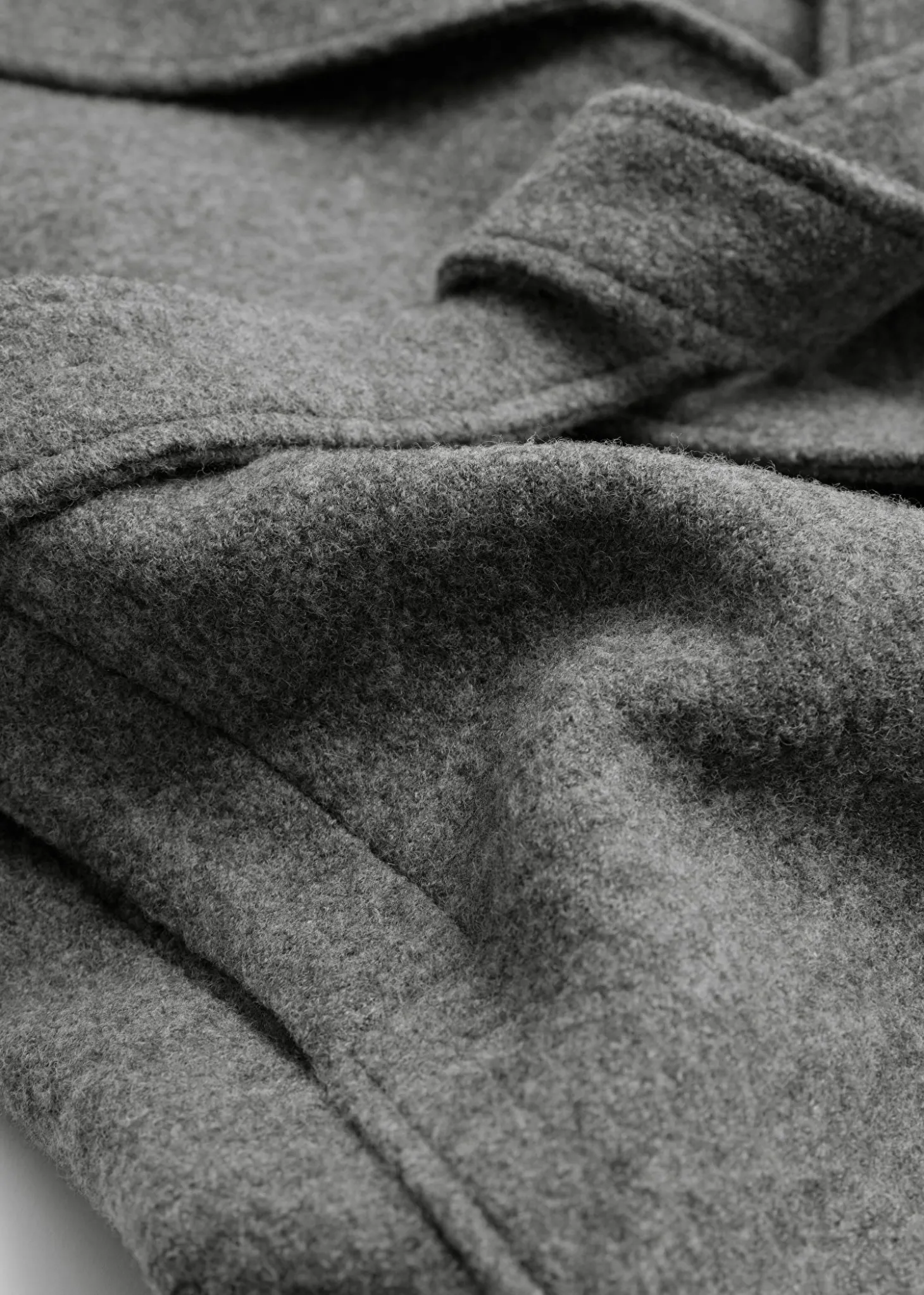 Voluminos Belted Wool Coat