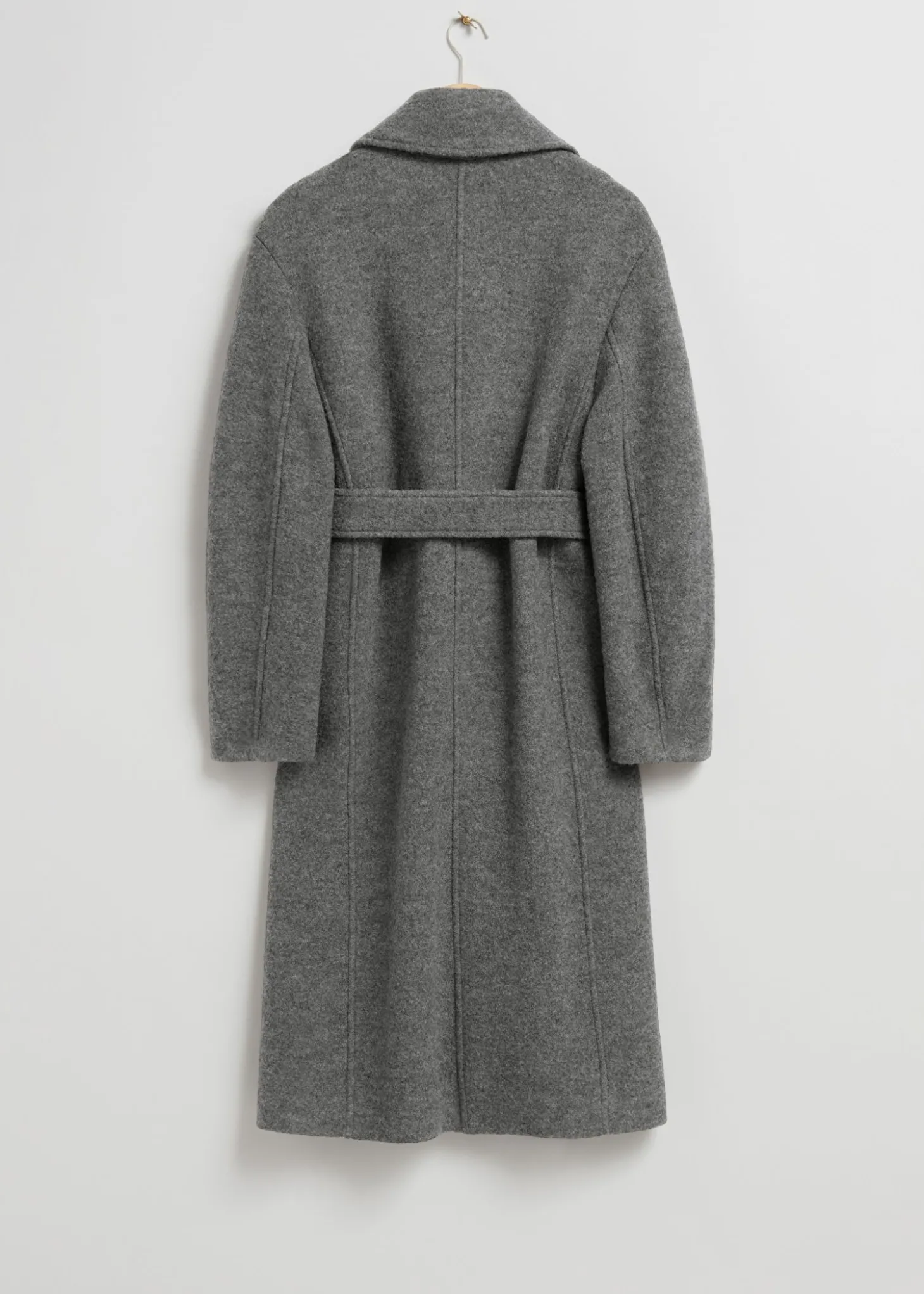 Voluminos Belted Wool Coat