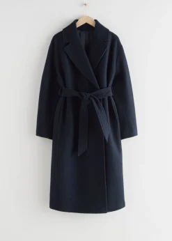 Voluminos Belted Wool Coat