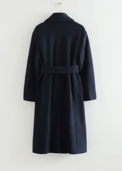Voluminos Belted Wool Coat