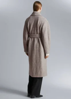 Voluminos Belted Wool Coat