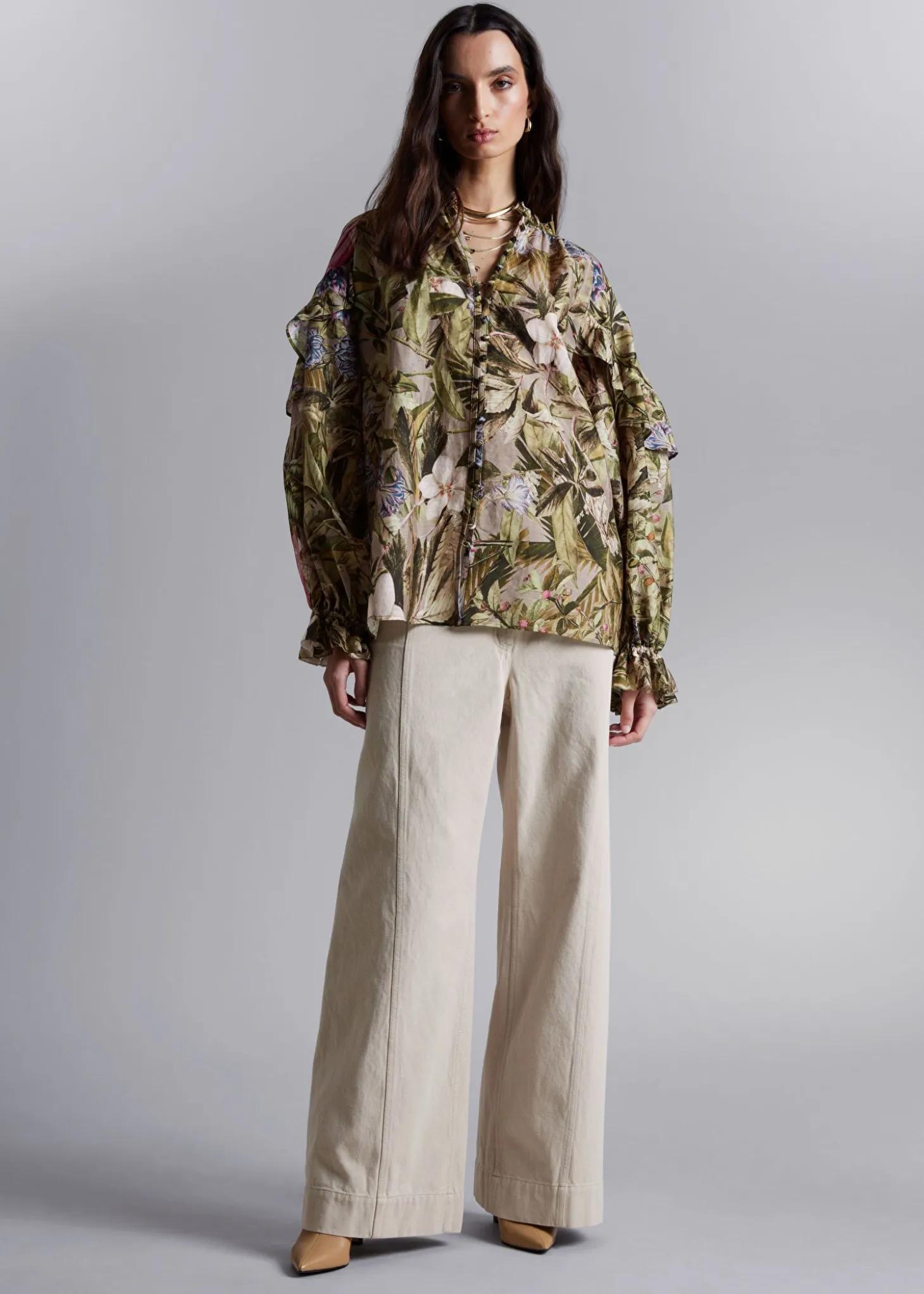 Voluminos Bluse Med Volum